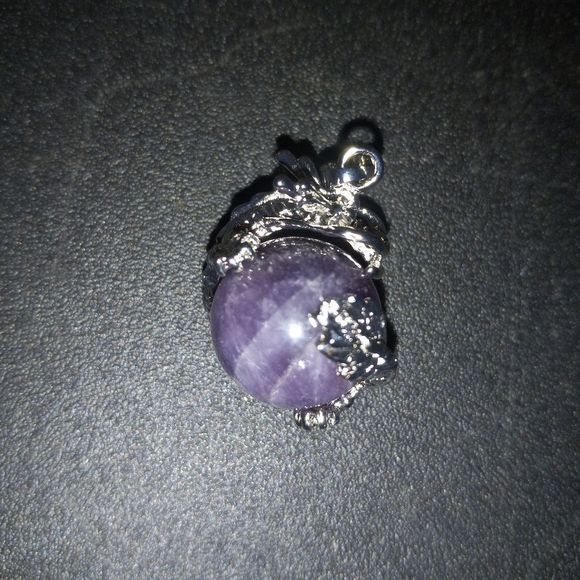 Yaomiao Jewelry - Crystals and Healing Stones Pendant Necklace Dragon Wrapped round…